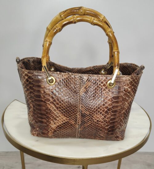 Geanta din piele de piton